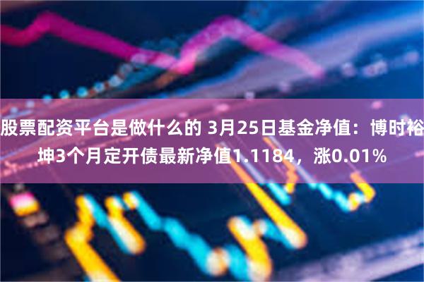 股票配资平台是做什么的 3月25日基金净值：博时裕坤3个月定开债最新净值1.1184，涨0.01%