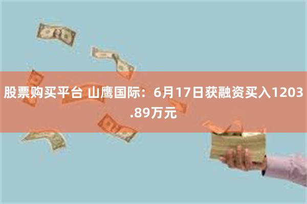 股票购买平台 山鹰国际：6月17日获融资买入1203.89万元