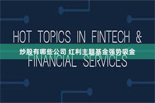 炒股有哪些公司 红利主题基金强势吸金