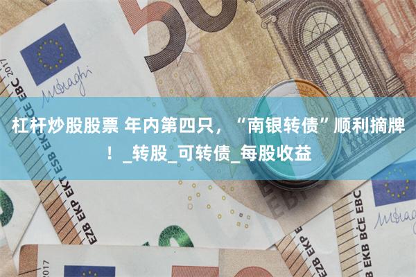 杠杆炒股股票 年内第四只，“南银转债”顺利摘牌！_转股_可转债_每股收益