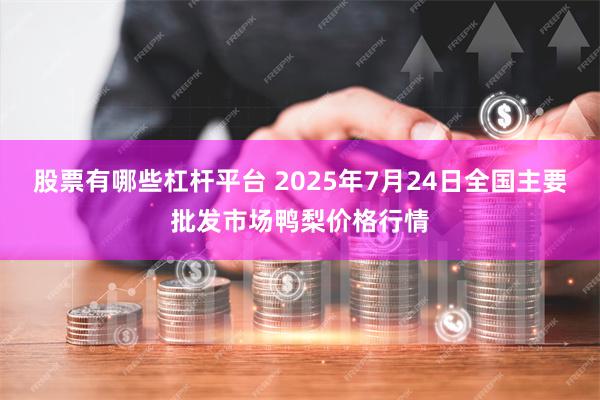 股票有哪些杠杆平台 2025年7月24日全国主要批发市场鸭梨价格行情