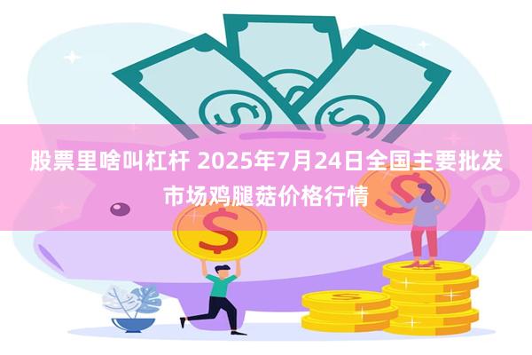 股票里啥叫杠杆 2025年7月24日全国主要批发市场鸡腿菇价格行情