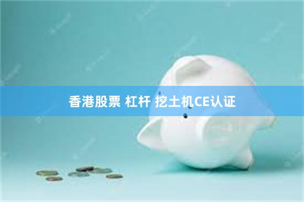 香港股票 杠杆 挖土机CE认证